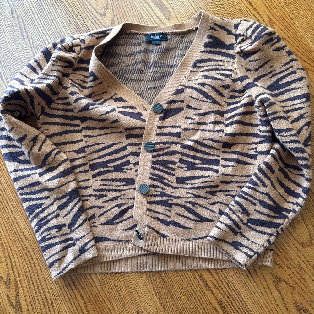 Tiger button up sweater